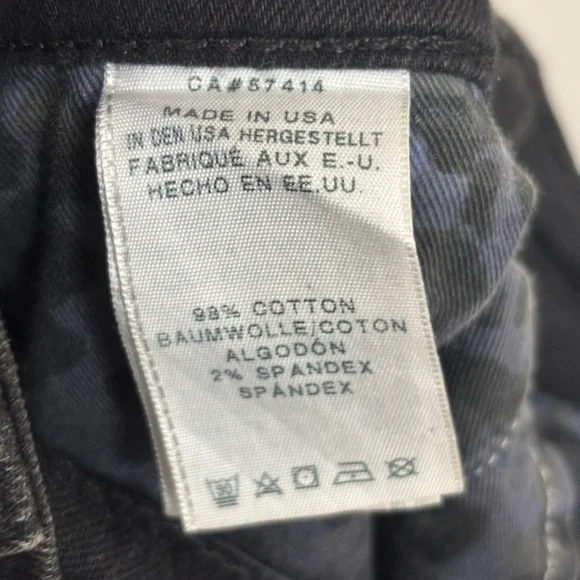 True Religion Geno Relaxed Slim Black Distressed Moto Jean Y2K Grunge Streetwear - Picture 10 of 13